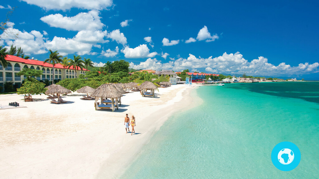 Пляж Монтего-Бэй на Ямайке
